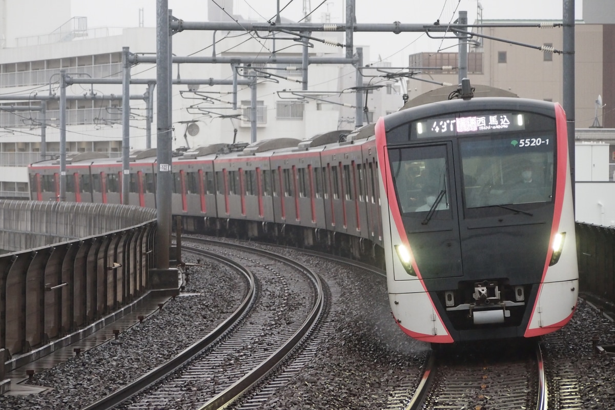 東京都交通局 馬込車両検修場 5500形 5520F