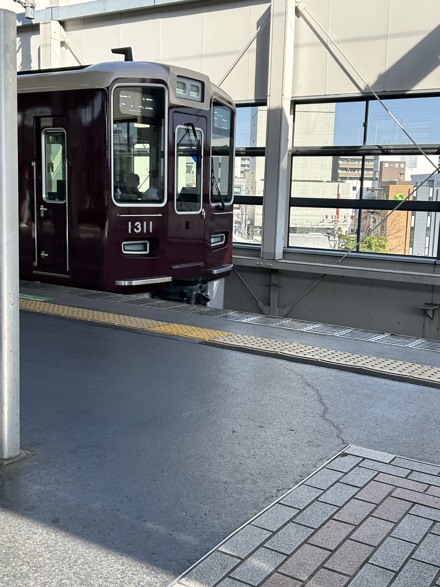 阪急電鉄 正雀車庫 1300系 1311f