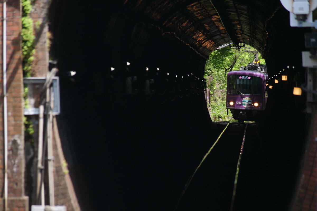 江ノ島電鉄 極楽寺検車区 1000形 1002F