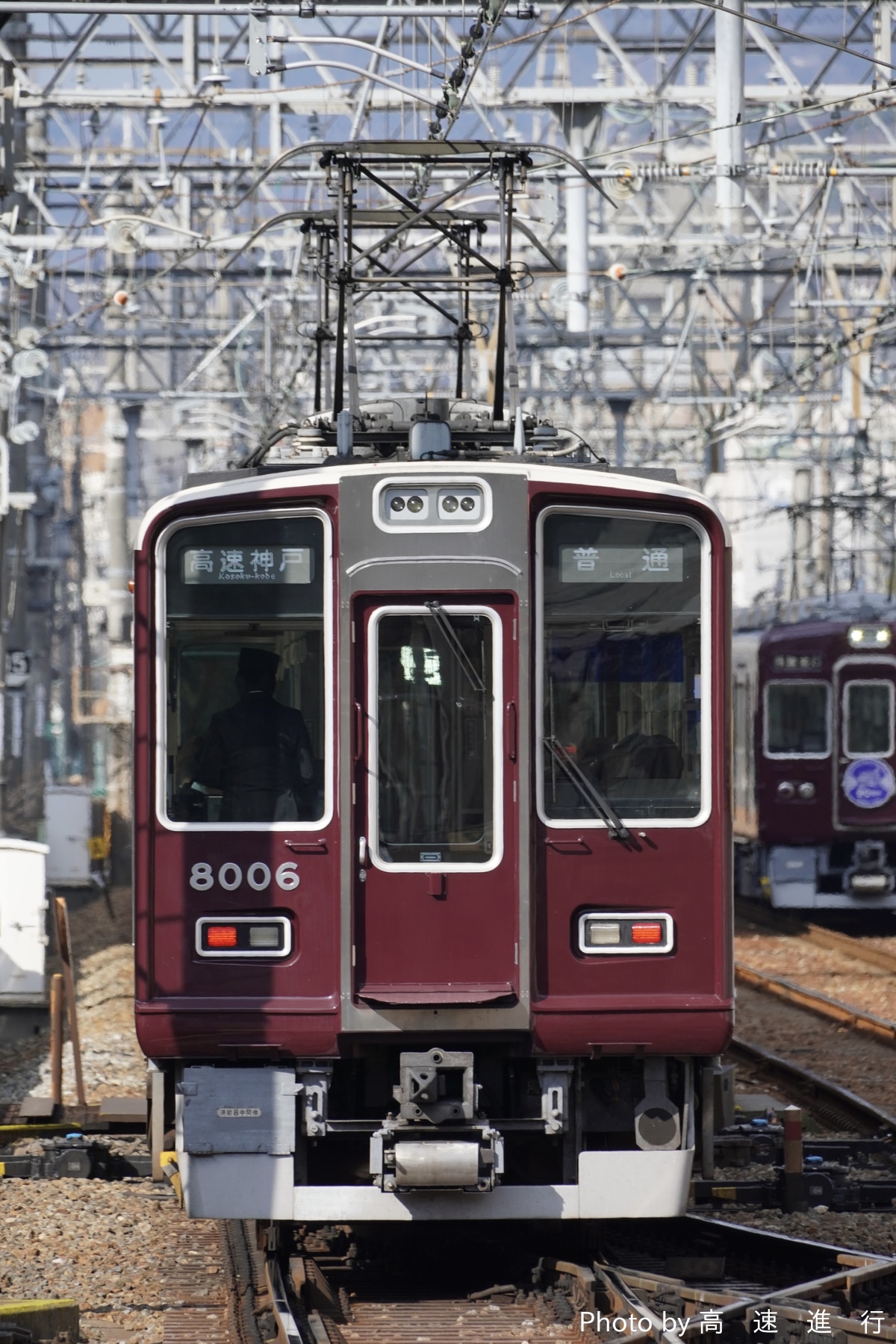 阪急電鉄 西宮車庫 8000系 8006F