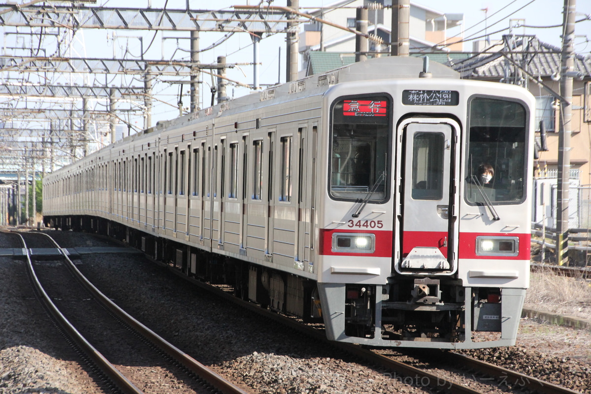東武鉄道 森林公園検修区 30000系 31605+31405