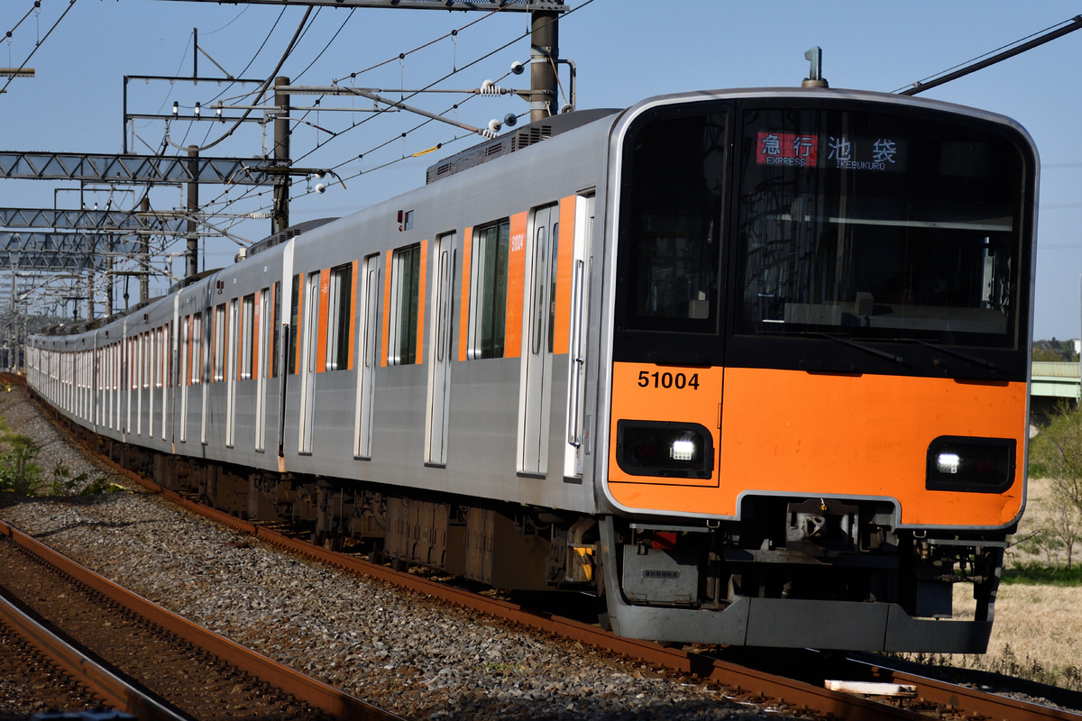 東武鉄道 森林公園検修区 50000系 51004F