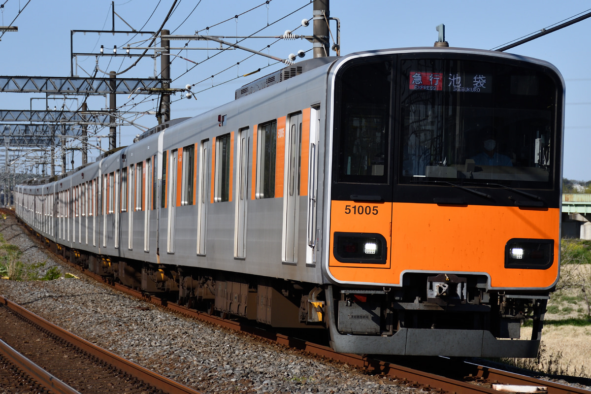 東武鉄道 森林公園検修区 50000系 51005F