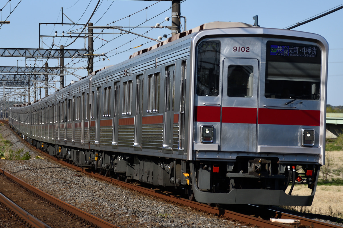 東武鉄道 森林公園検修区 9000系 9102F