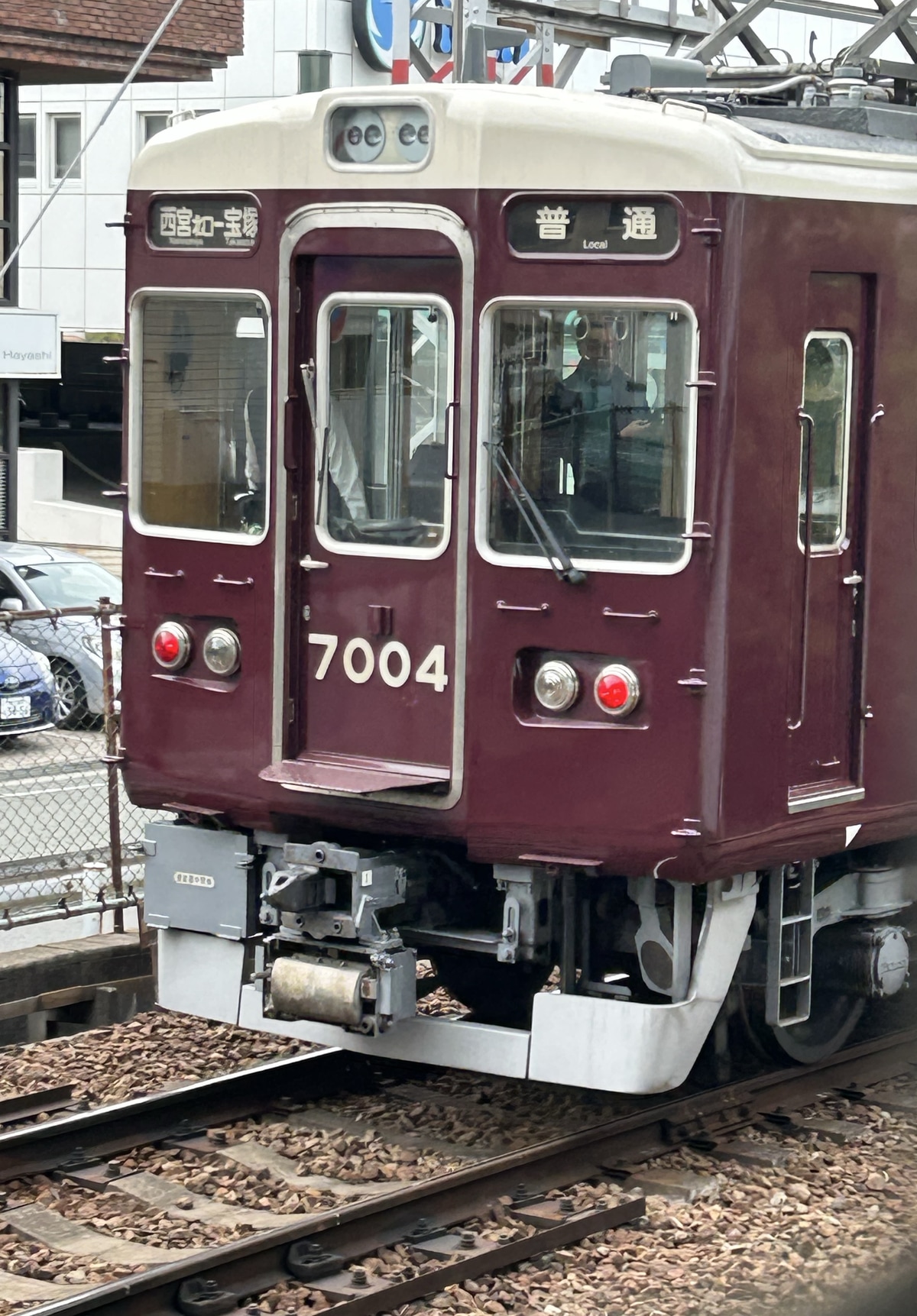 阪急電鉄 西宮車庫 7000系 7004f
