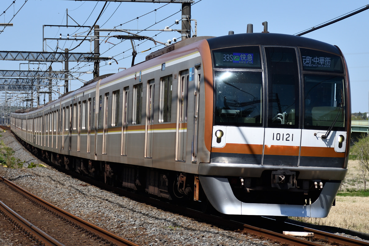 東京メトロ 和光検車区 10000系 10121F