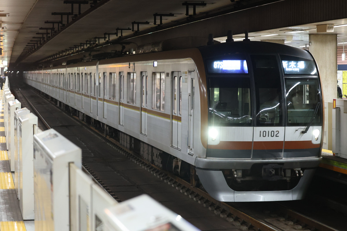 東京メトロ 和光検車区 10000系 10102F