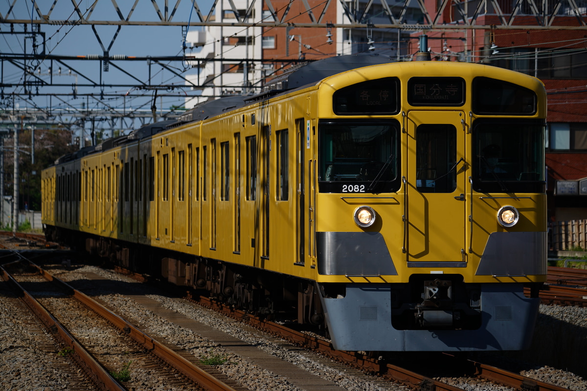 西武鉄道 新宿線車両所南入曽車両基地 2000系 2081F