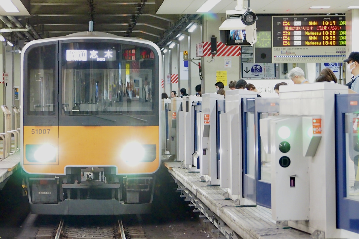 東武鉄道 森林公園検修区 50000系 51007F