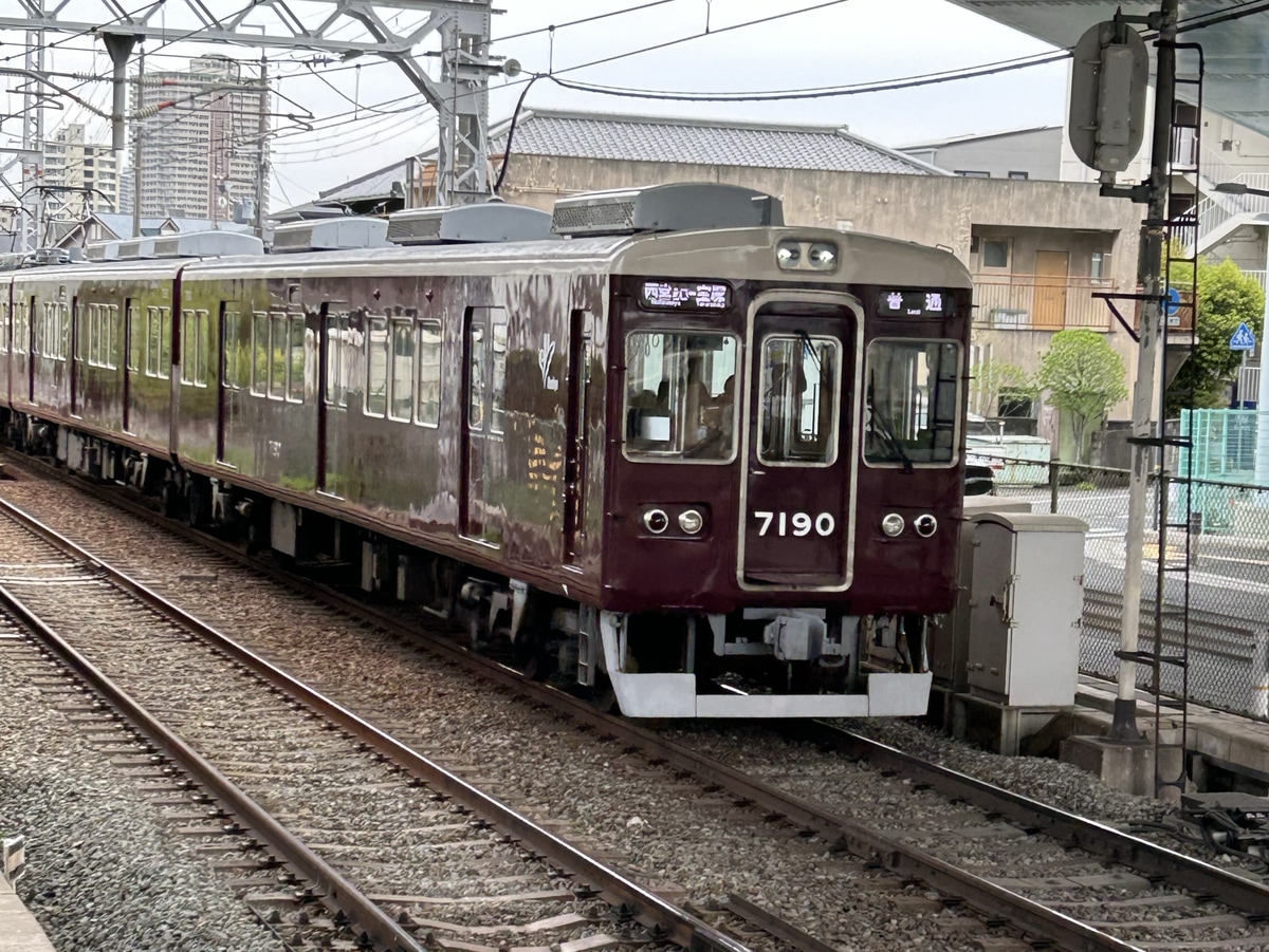 阪急電鉄 西宮車庫 7000系 7090f