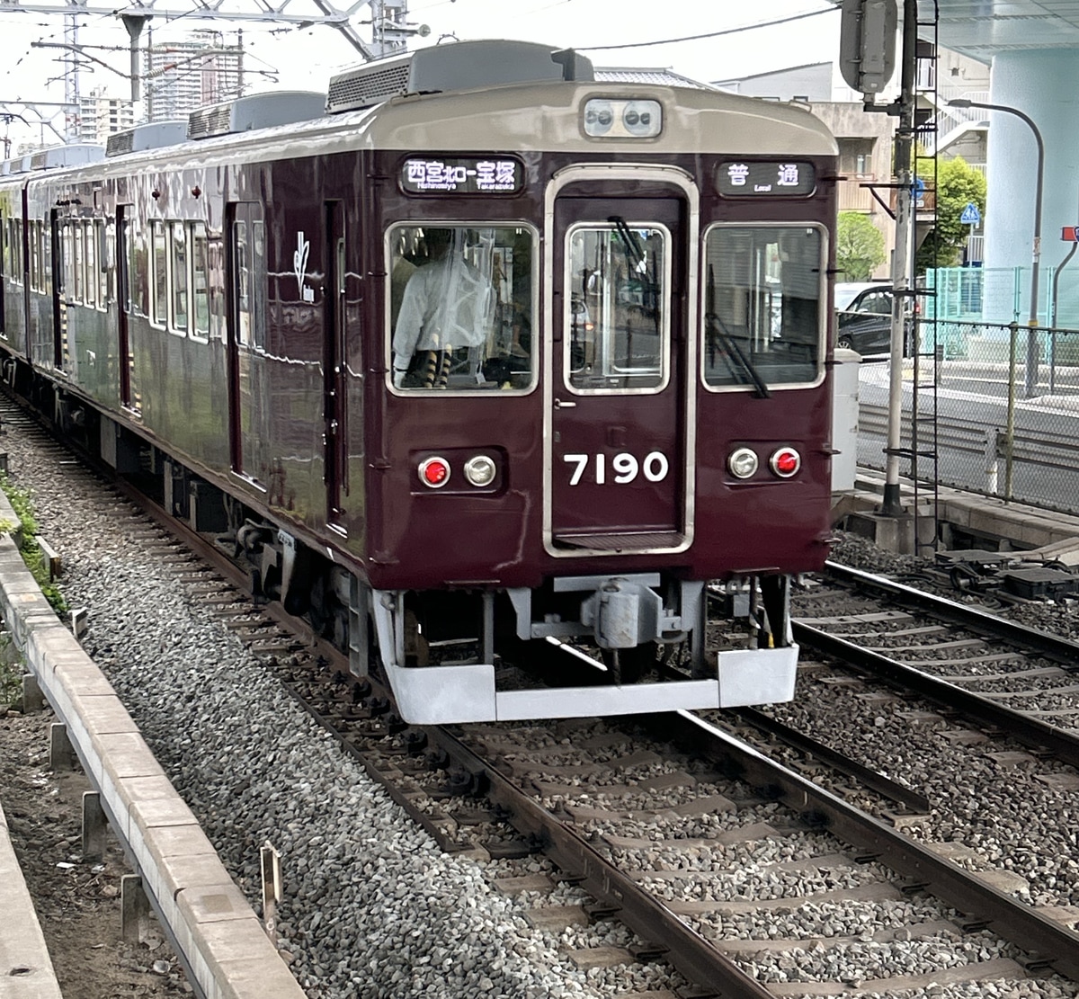 阪急電鉄 西宮車庫 7000系 7090f