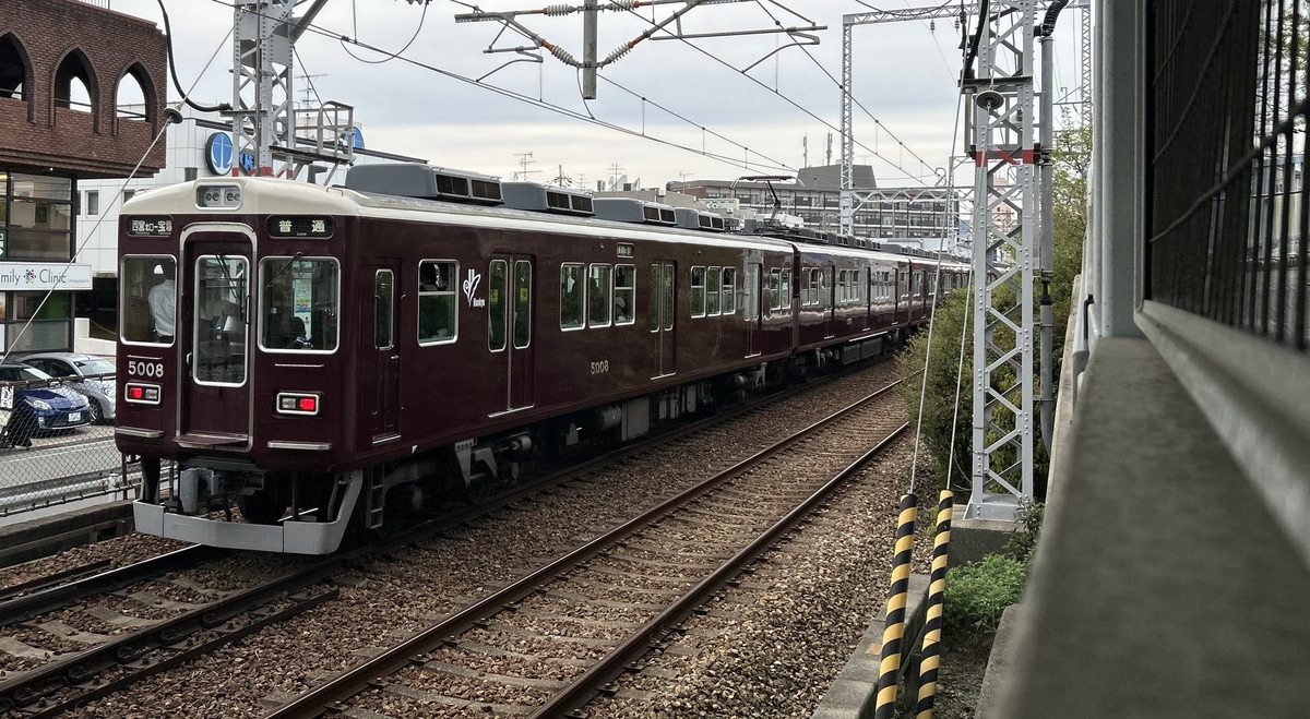 阪急電鉄 西宮車庫 5000系 5008f