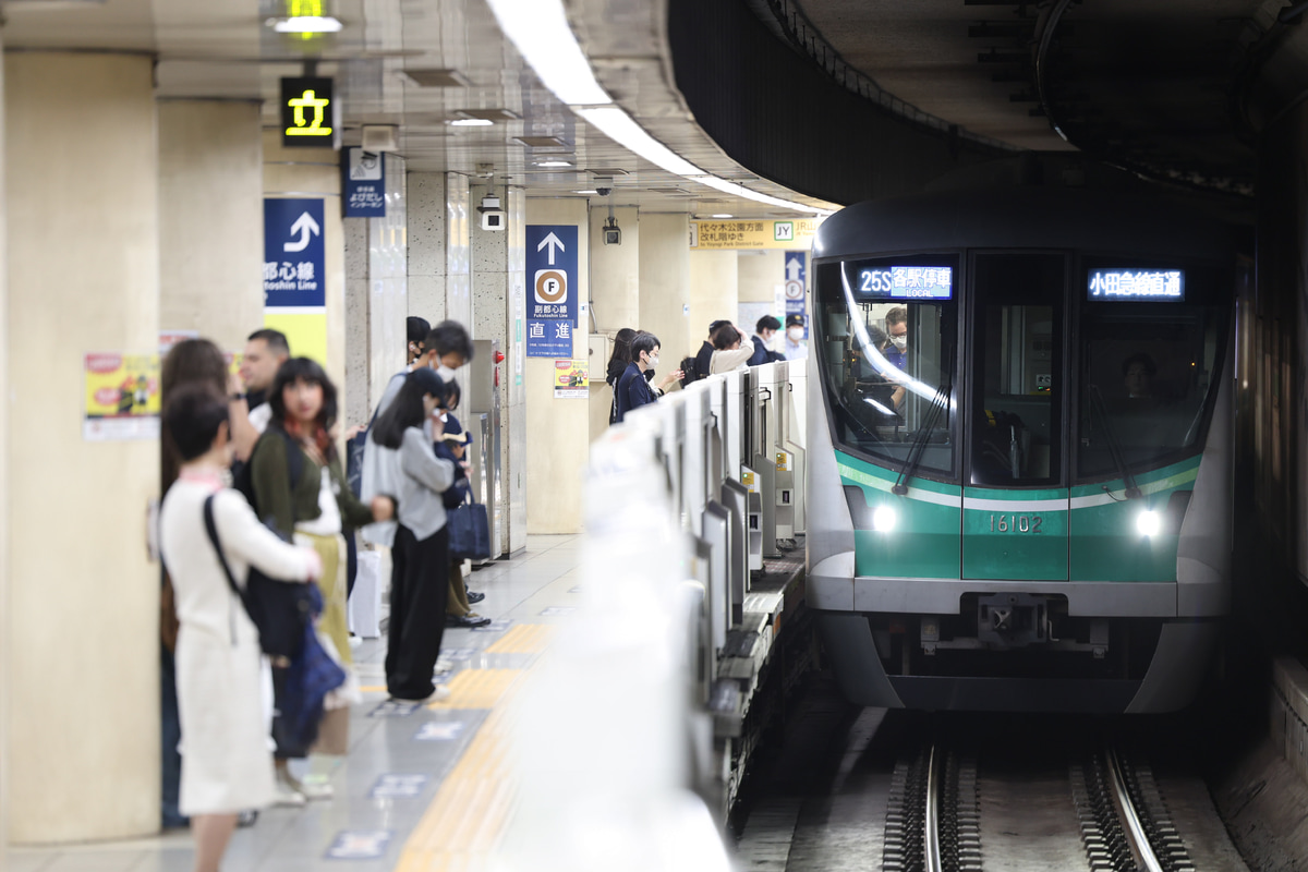 東京メトロ 綾瀬検車区 16000系 16102F