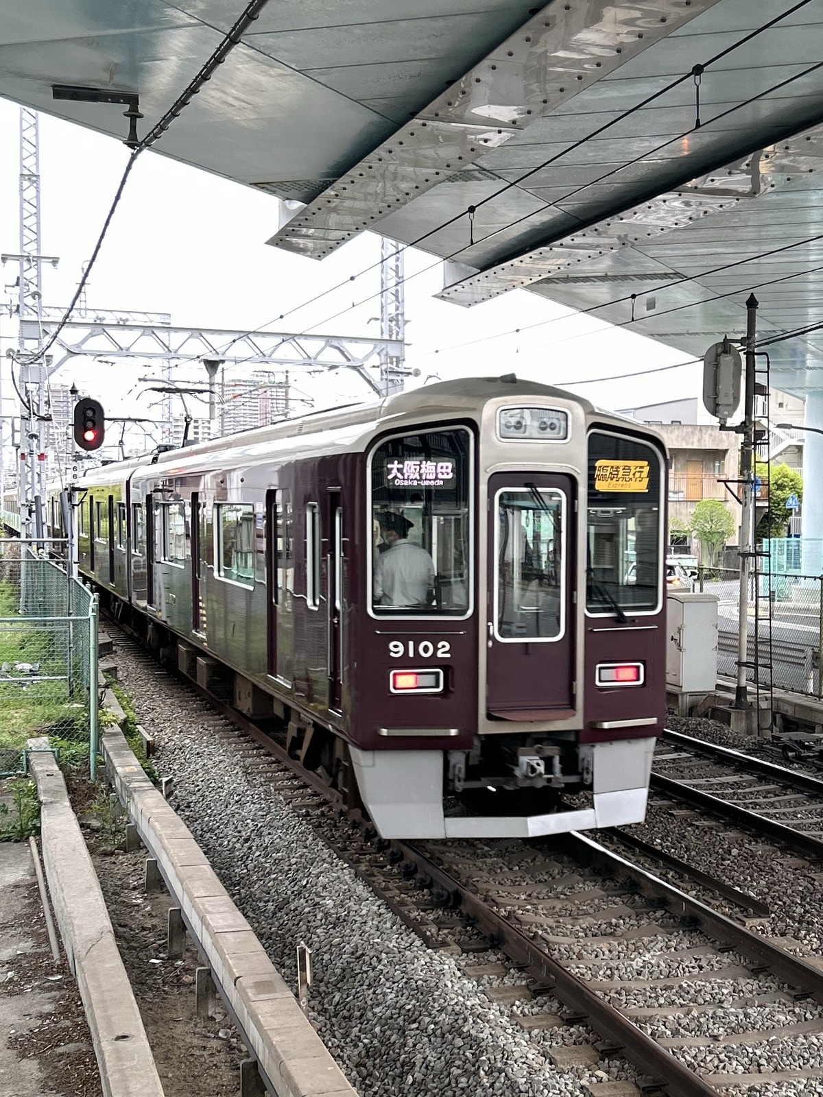 阪急電鉄 西宮車庫 9000系 9002f