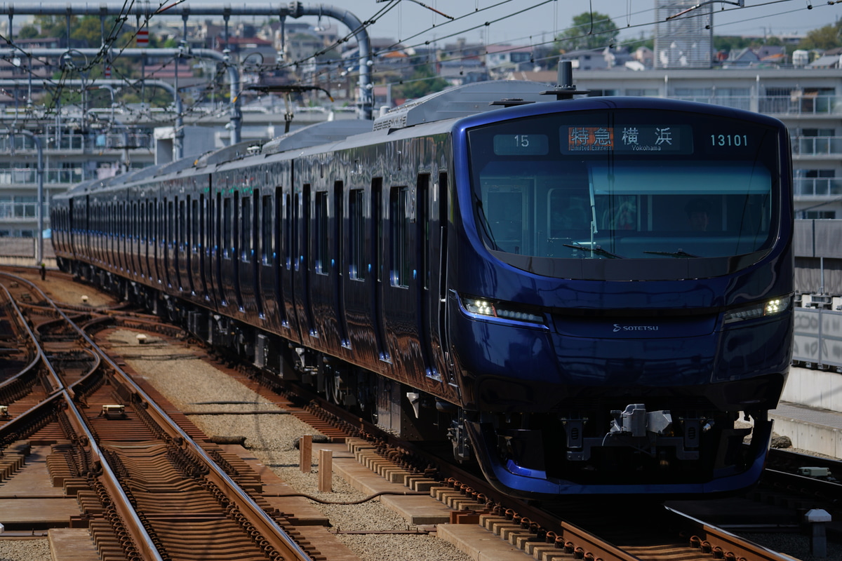 相模鉄道 かしわ台車両センター 13000系 13101×8