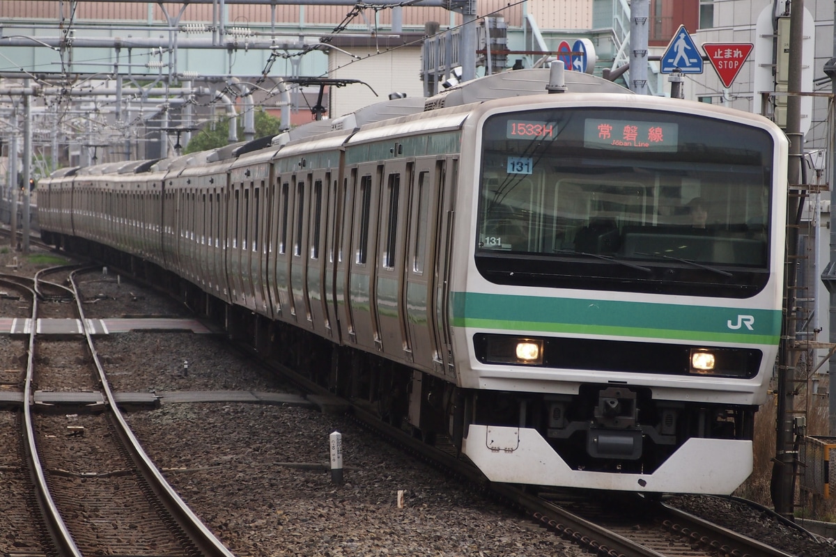 JR東日本 松戸車両センター本区 E231系 マト131編成