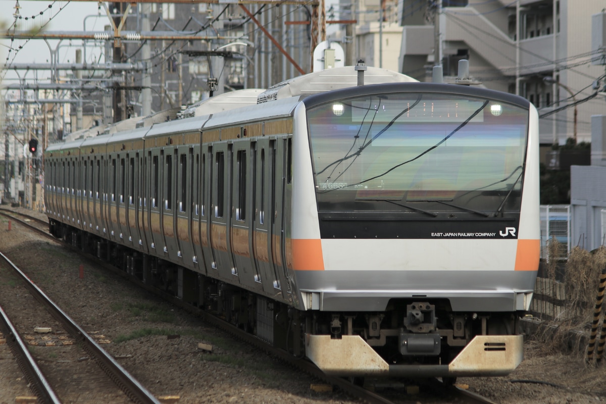 JR東日本 豊田車両センター本区 E233系 トタ青663編成