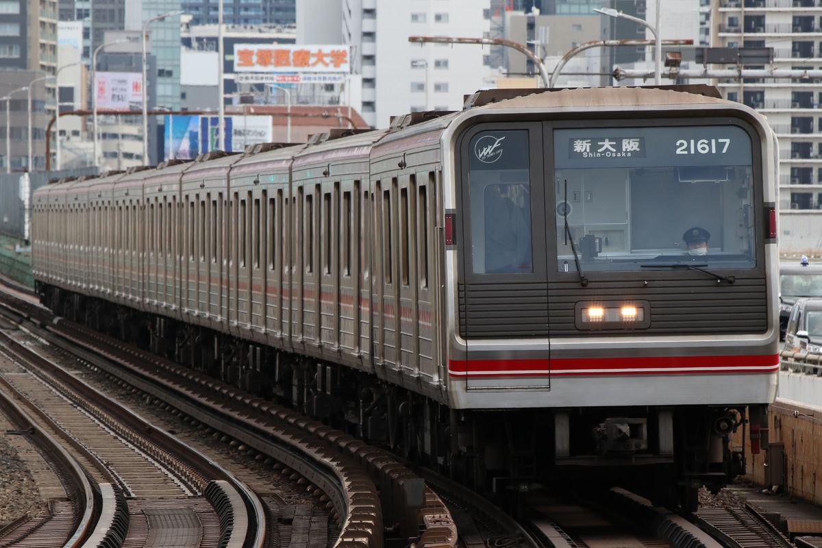 大阪市高速電気軌道 中百舌鳥検車場 21系 21617F