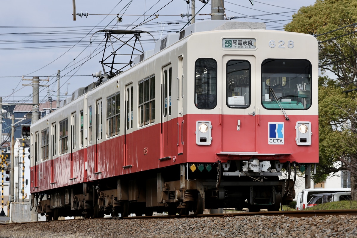 高松琴平電気鉄道 仏生山工場 600形 628