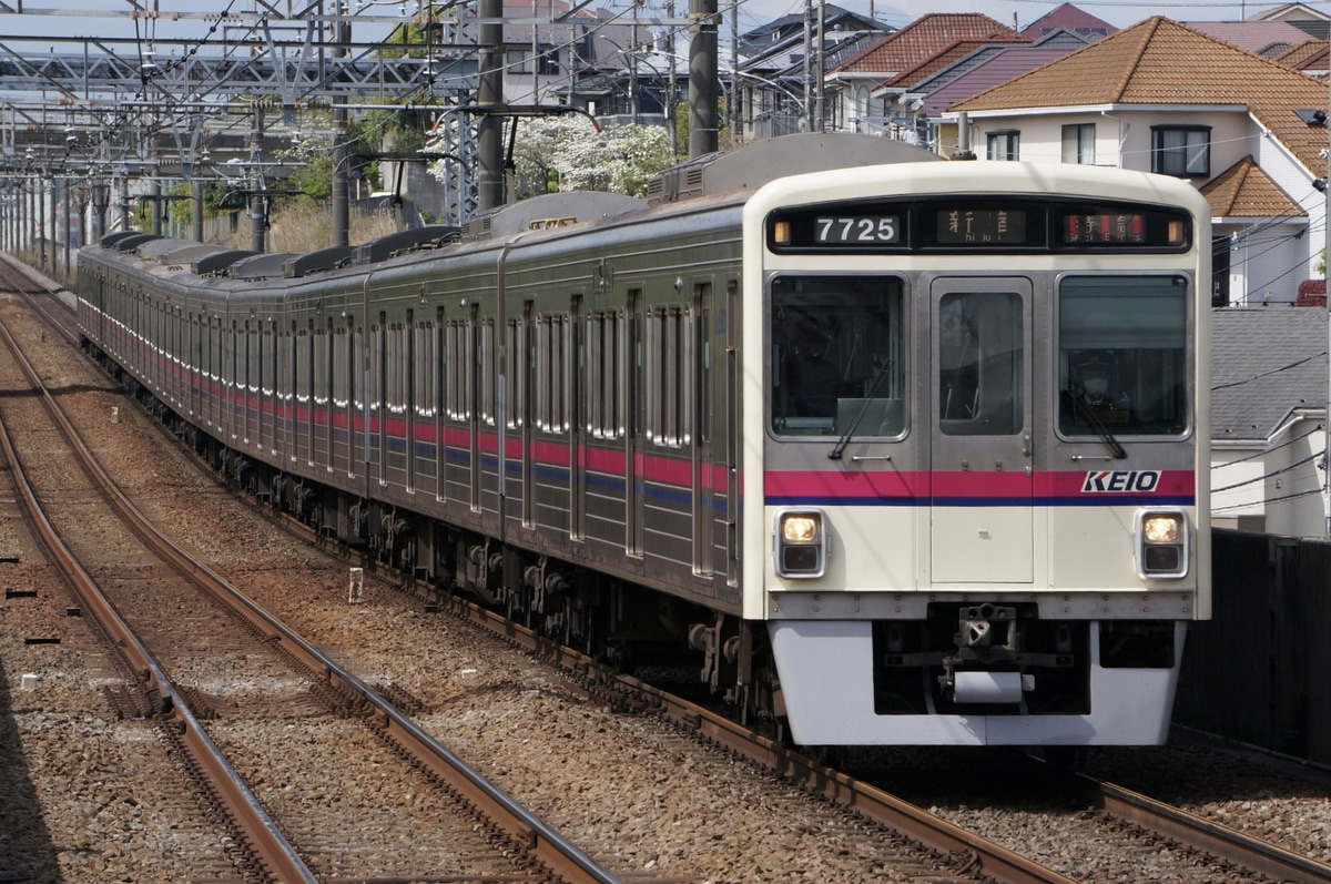 京王電鉄 若葉台検車区 7000系 7725f