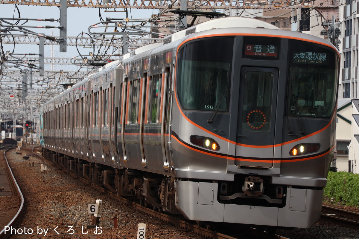 JR西日本 吹田総合車両所森ノ宮支所 323系 LS12編成