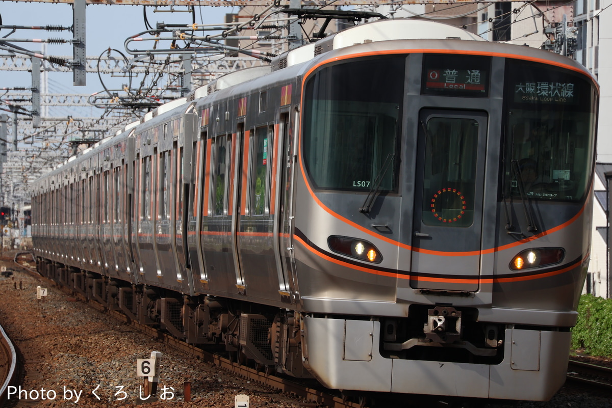 JR西日本 吹田総合車両所森ノ宮支所 323系 LS07編成