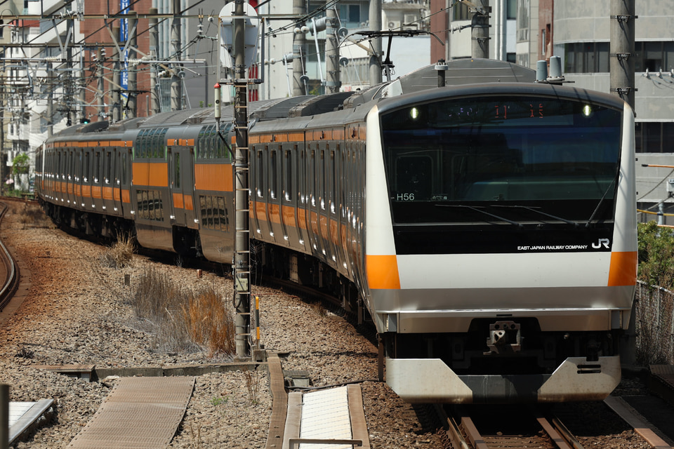 JR東E233系トタH56編成<br class="br-sp" />(H56編成)の写真