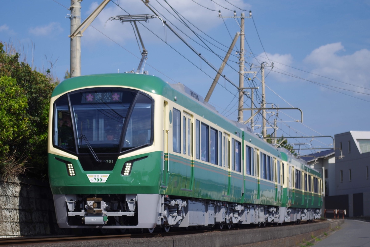 江ノ島電鉄 極楽寺検車区 700形 701-751号車