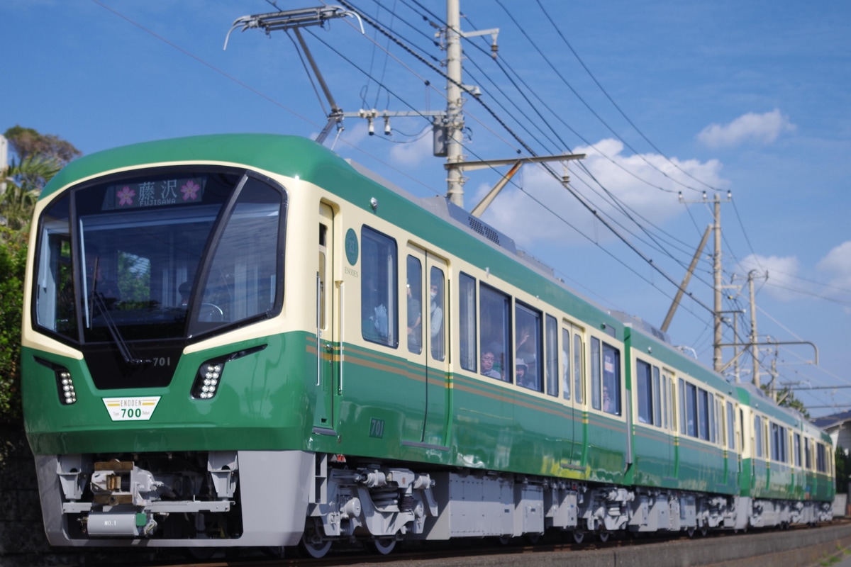 江ノ島電鉄 極楽寺検車区 700形 701-751号車
