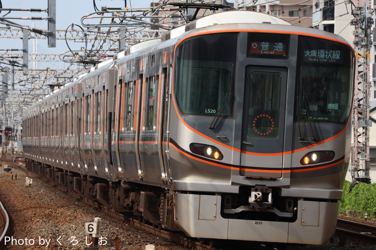 JR西日本 吹田総合車両所森ノ宮支所 323系 LS20編成