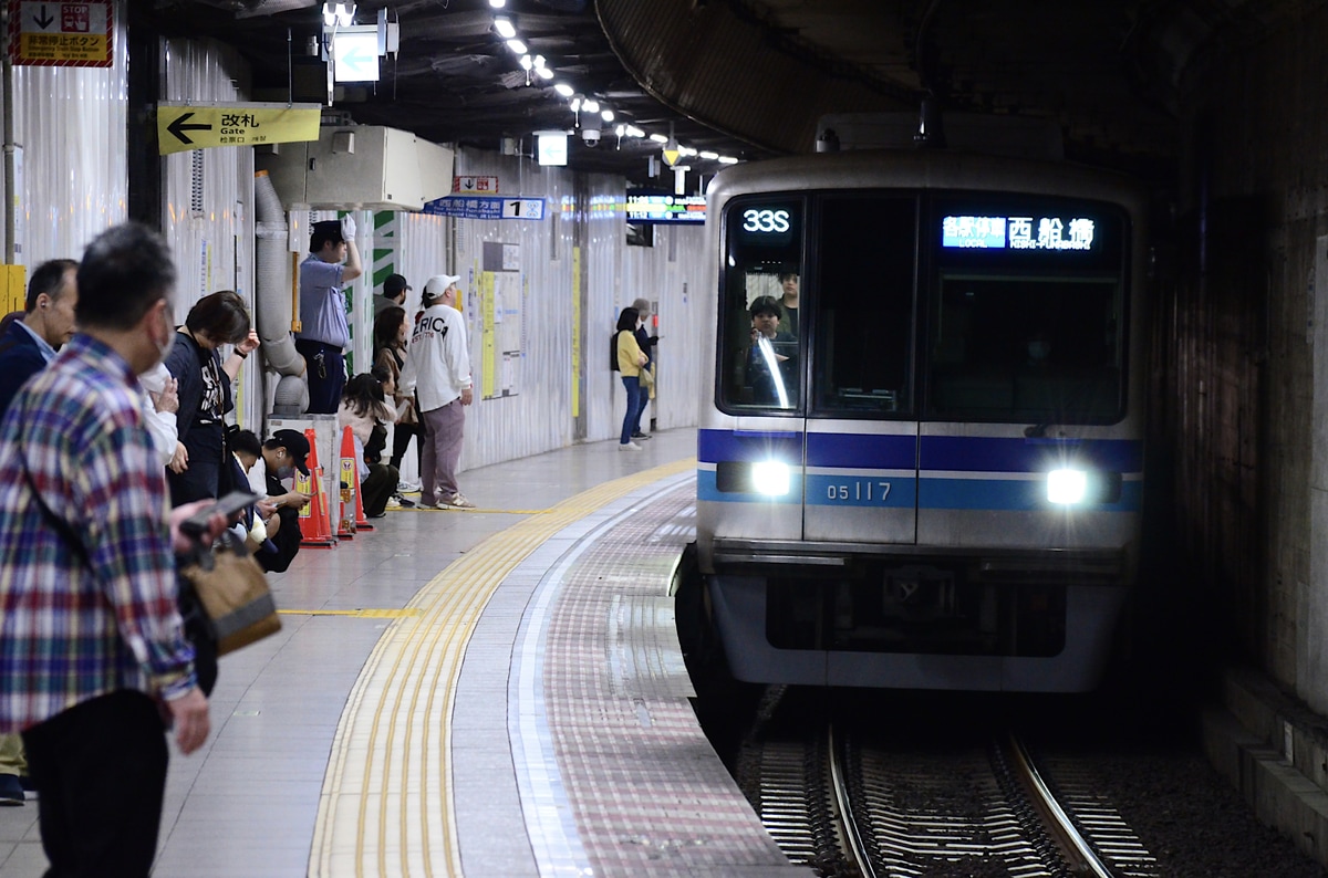 東京メトロ 深川検車区 05系 05-117F