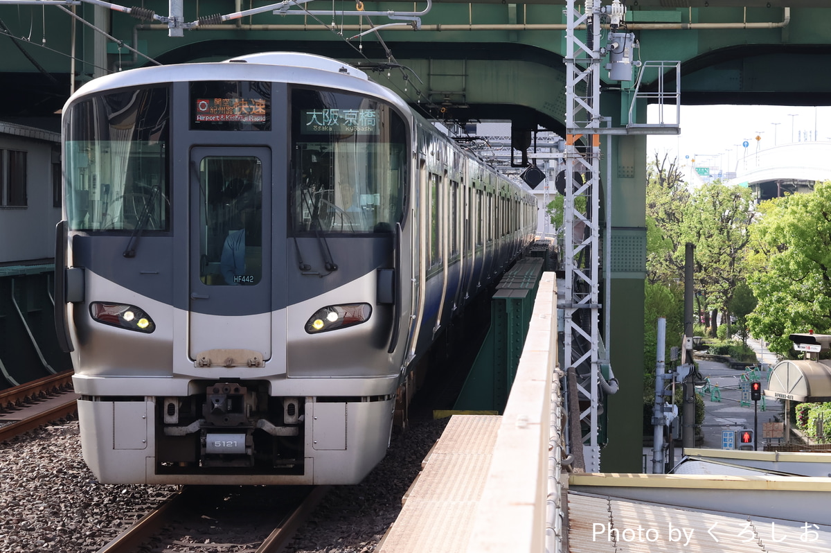 JR西日本 吹田総合車両所日根野支所 225系 HF442編成