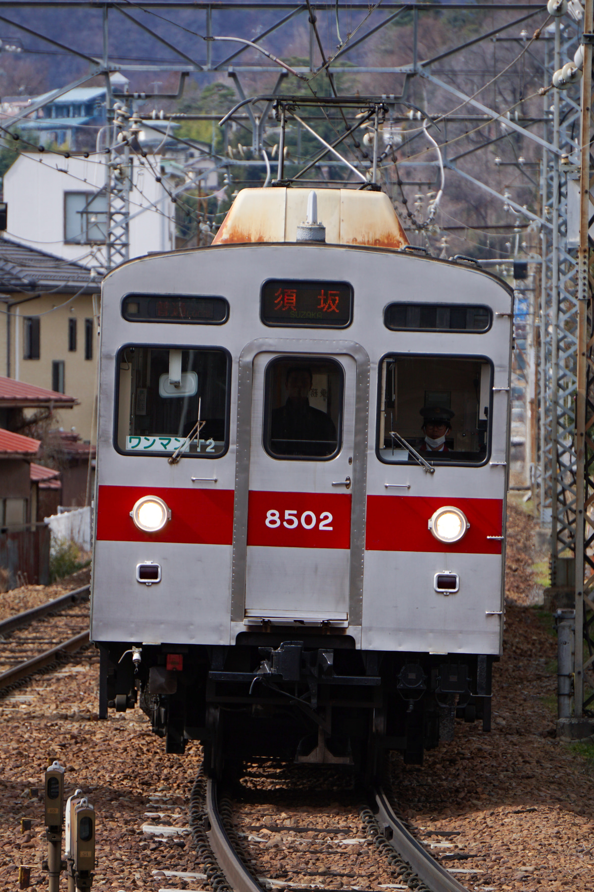 長野電鉄 須坂車両工場 8500系 T2編成