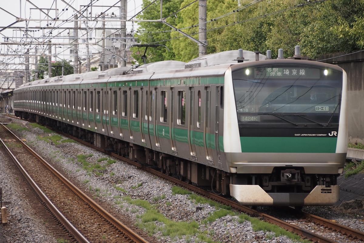 JR東日本 川越車両センター E233系 ハエ118編成