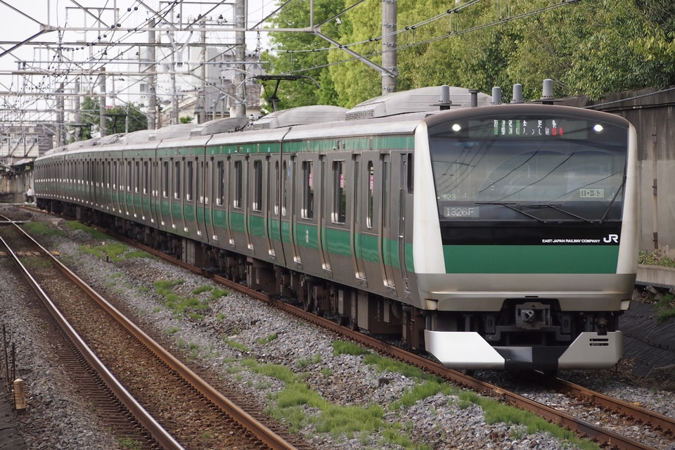 JR東E233系ハエ123編成<br class="br-sp" />(川123編成)(カワ123編成)の写真