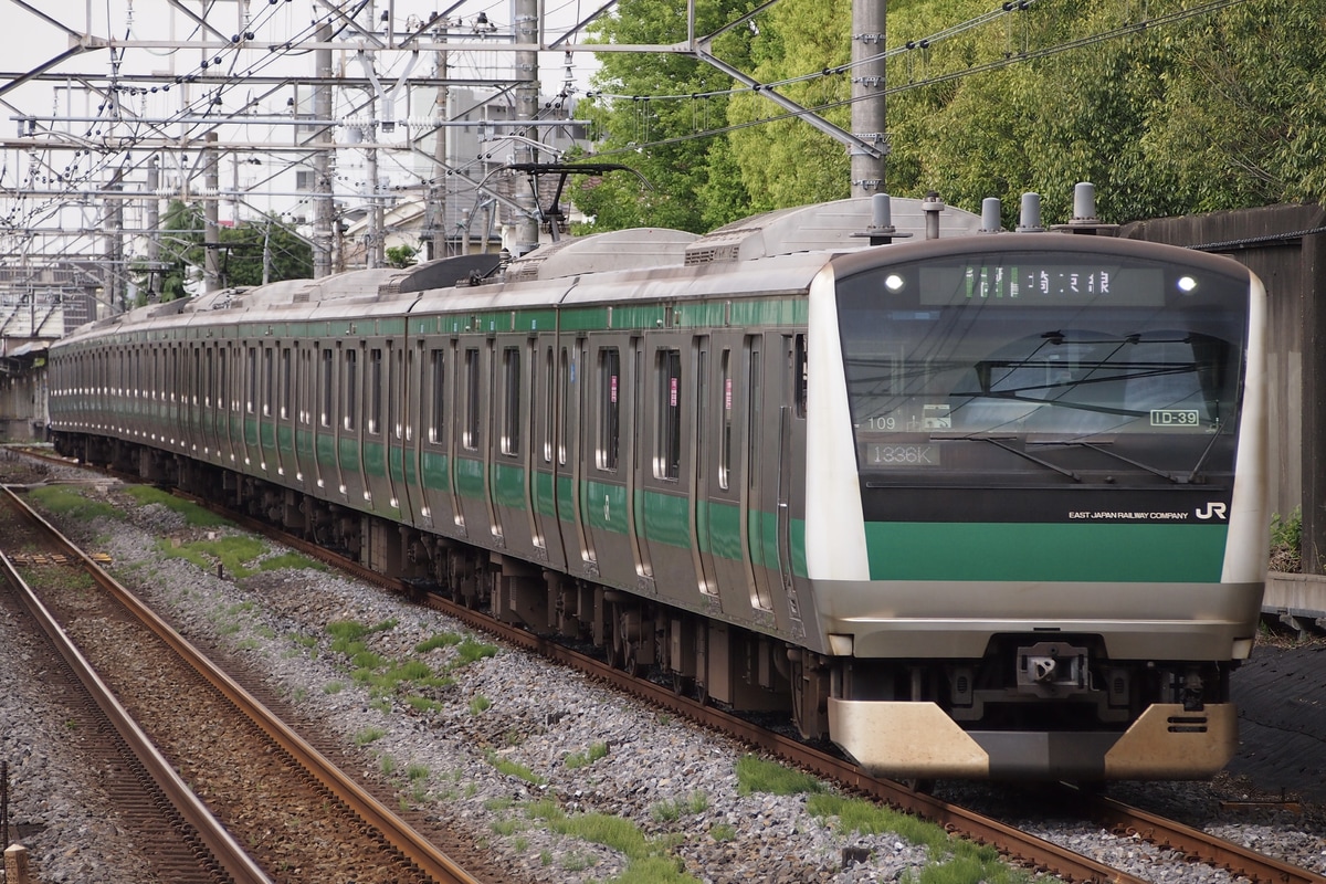 JR東日本 川越車両センター E233系 ハエ109編成