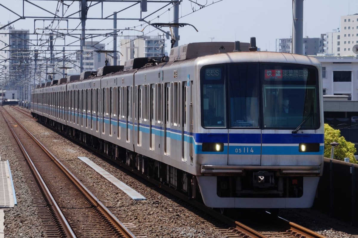 東京メトロ 深川検車区 05系 05-114F