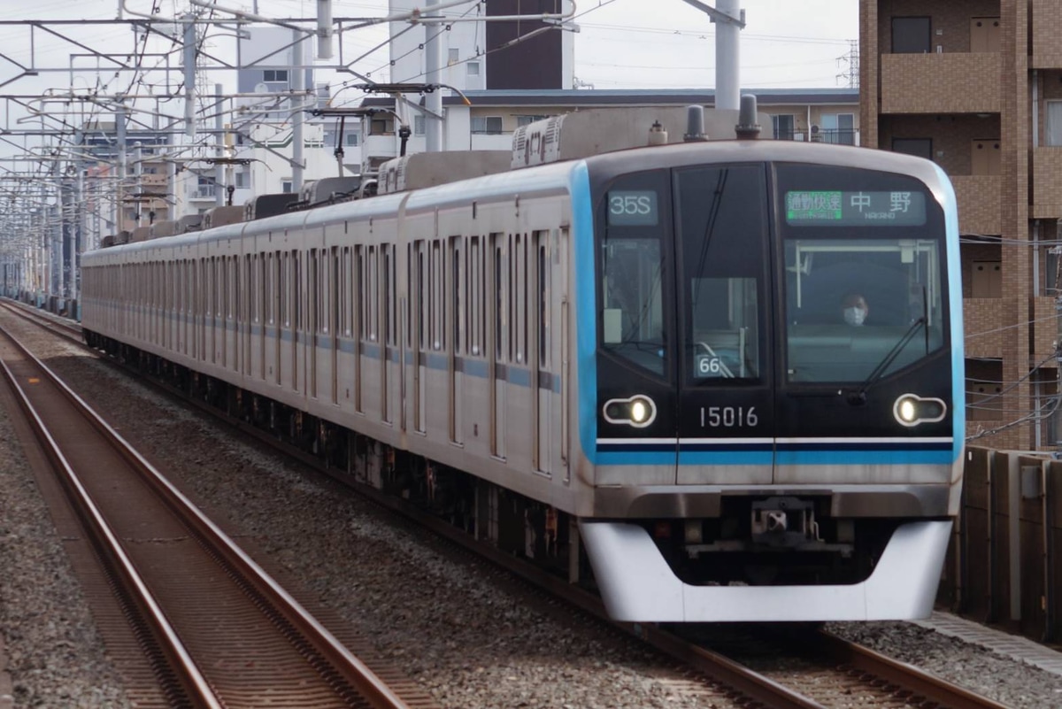 東京メトロ 深川検車区 15000系 15116F