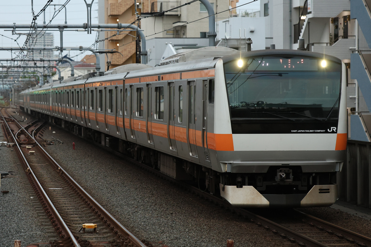 JR東日本 豊田車両センター本区 E233系 トタH43編成