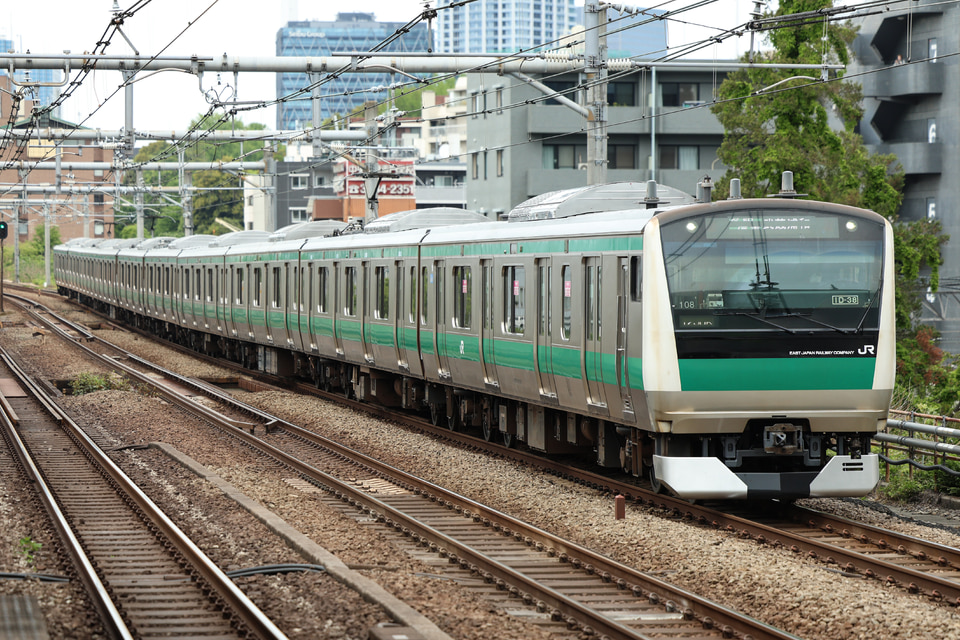 JR東E233系ハエ108編成<br class="br-sp" />(川108編成)(カワ108編成)の写真