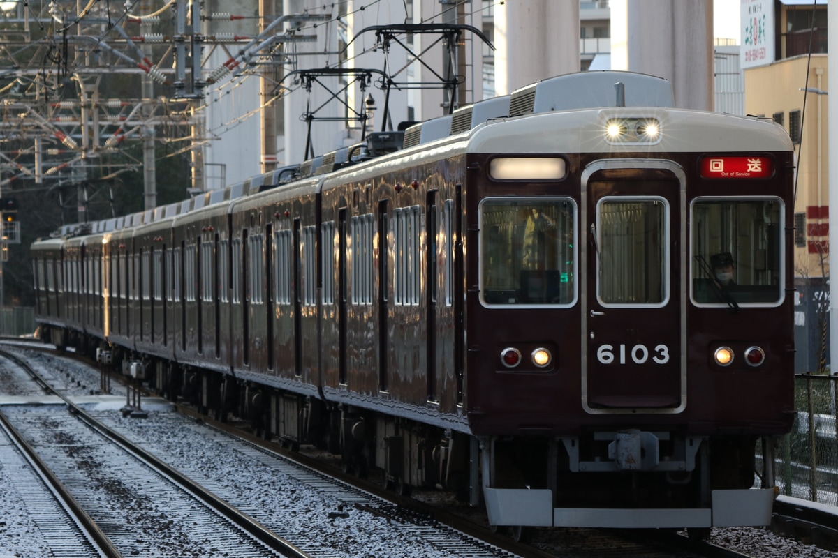 阪急電鉄 平井車庫 6000系 6003F