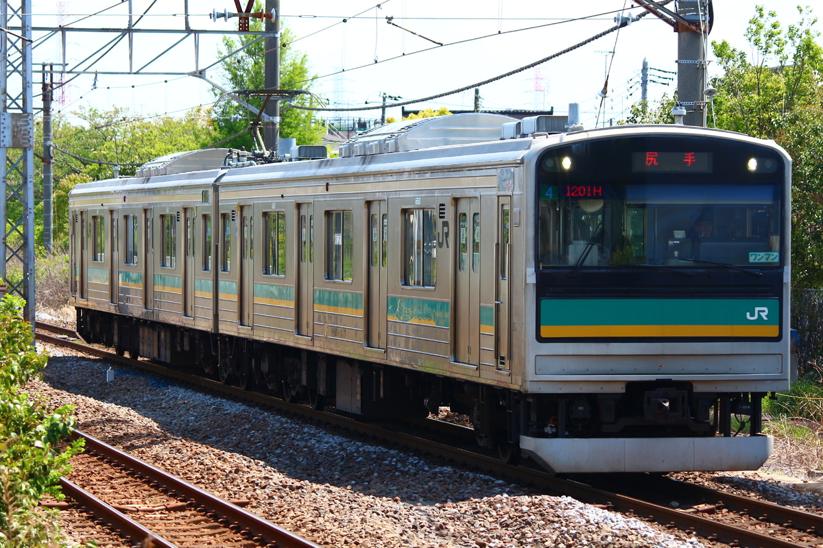 JR東日本 鎌倉車両センター中原支所 205系 W4