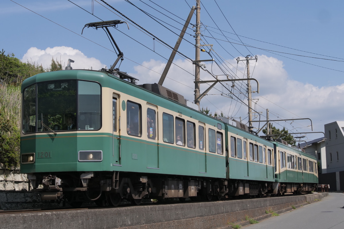 江ノ島電鉄 極楽寺検車区 1000形 1201F