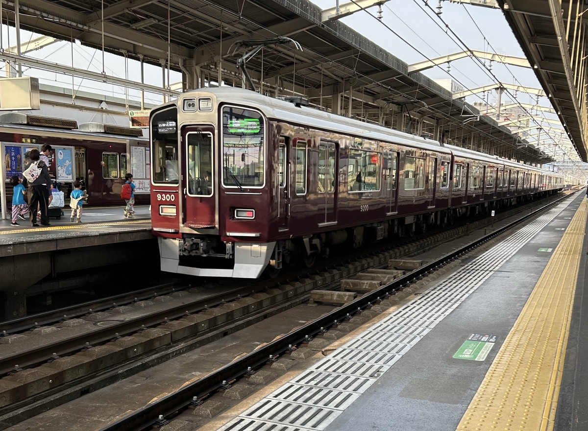 阪急電鉄 桂車庫 9300系 9300f