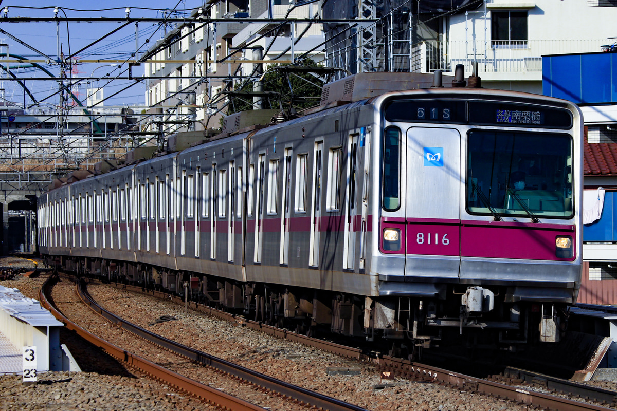東京メトロ 鷺沼検車区 8000系 8116F