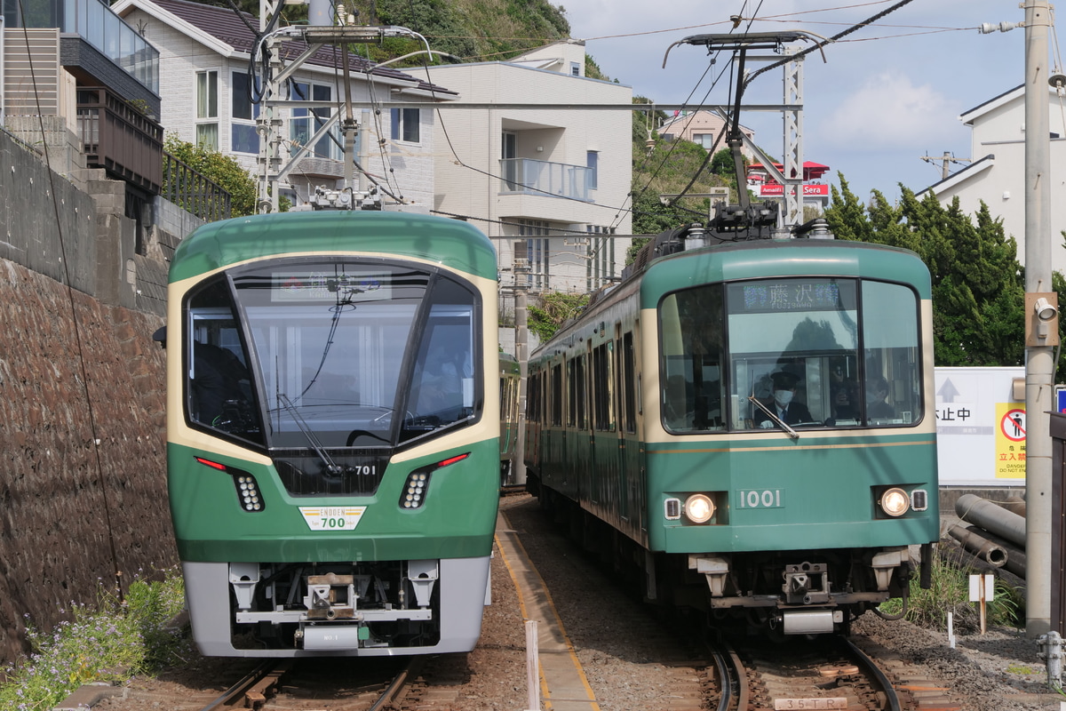 江ノ島電鉄 極楽寺検車区 1000形 1001F