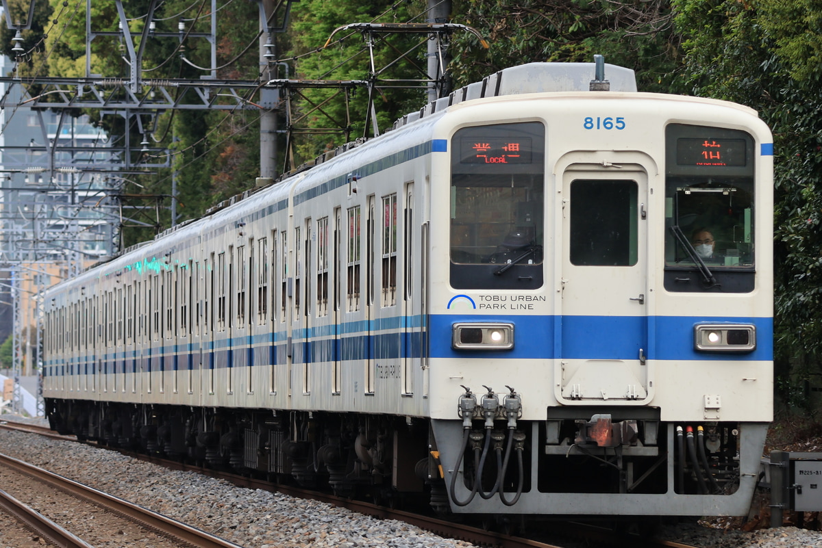 東武鉄道 南栗橋車両管区七光台支所 8000系 8165f