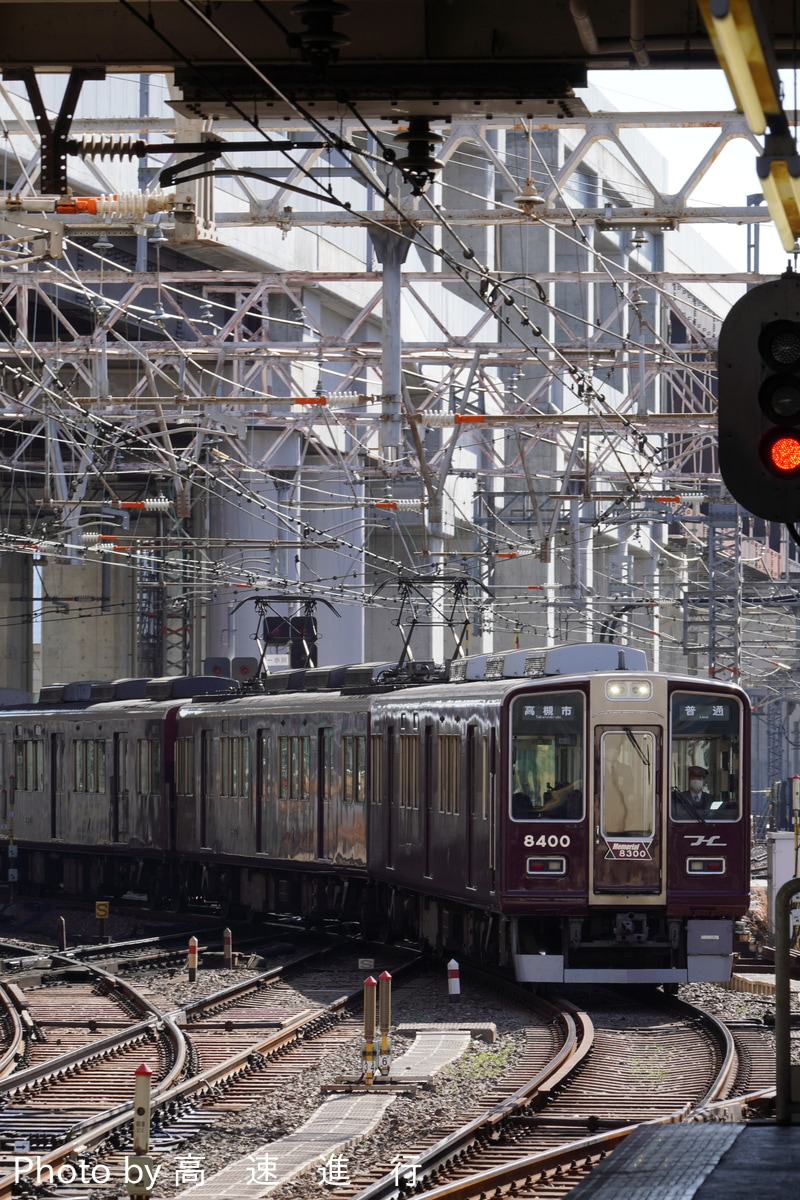 阪急電鉄 正雀車庫 8300系 8300F