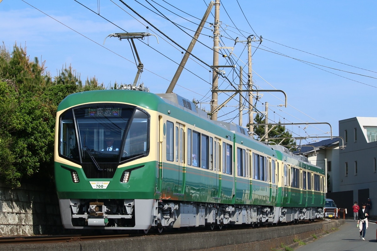 江ノ島電鉄 極楽寺検車区 700形 701F