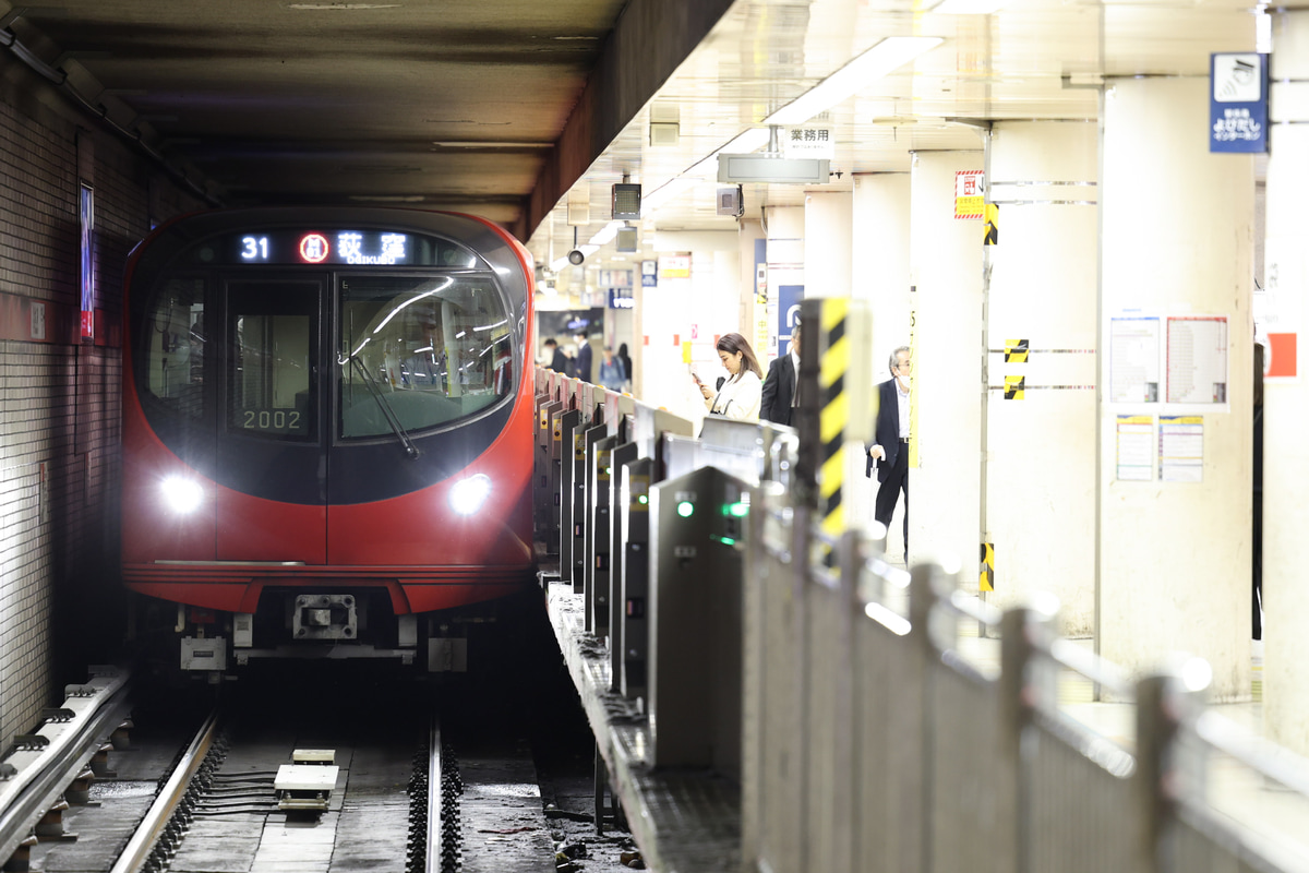 東京メトロ 中野検車区 2000系 2102F